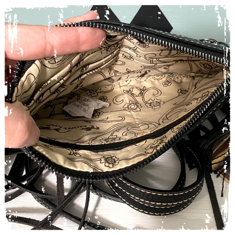 Montana West Crossbody/Clutch Purse Southwestern Design Aztec - Picture 7 of 10